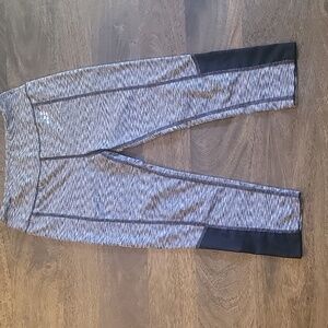 BCG Heathered Gray and Black Kids Leggings